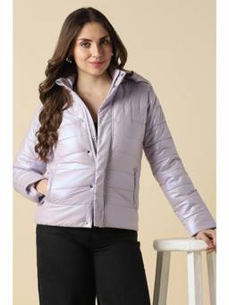Allen Solly - Women Lavender Solid Jacket