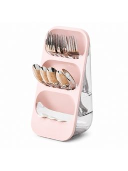 YELONA - 3 Tier Kitchen Dustproof Cutlery Organizer Bpa Free - Pink