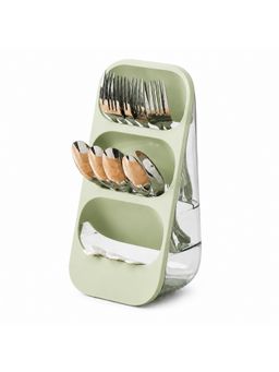 YELONA - 3 Tier Kitchen Dustproof Cutlery Organizer Bpa Free - Grey