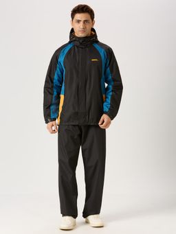 ZEEL - Black Premium Rain Jacket and Pant (Set of 2)