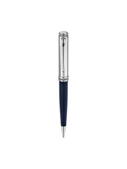 Police - Rovigo.3 Polished Silver Ub Textured Blue Lb W-Silver Terms Pen