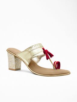 Signature Sole - Kolhapuri Chappal Block Heels for Women