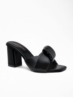 Signature Sole - Black Block Heels for Women