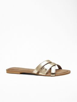 Signature Sole - Gold Flats for Women