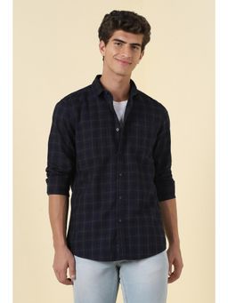 Allen Solly - Men Check Full Sleeves Casual Shirt