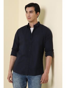 Allen Solly - Men Textured Full Sleeves Casual Shirt