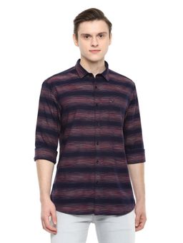 Allen Solly - Men Striped Full Sleeves Casual Shirt