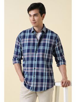 Allen Solly - Men Check Full Sleeves Casual Shirt