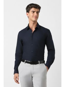 Peter England - Men Slim Fit Full Sleeves Formal Shirt