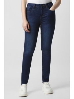 Van Heusen - Women Navy Dark Wash Skinny Fit Jeans