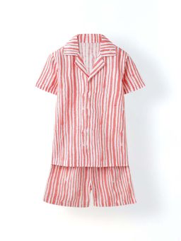 Spunkies - Boys Red Striped Co-Ord Set