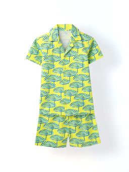 Spunkies - Boys Green Print Co-Ord Set