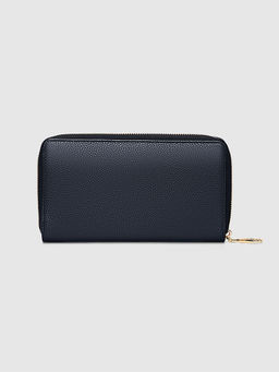 SENNES - Navy Blue Textured Wallet