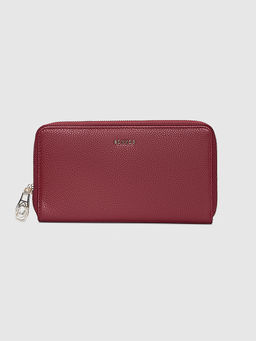 SENNES - Red Textured Wallet