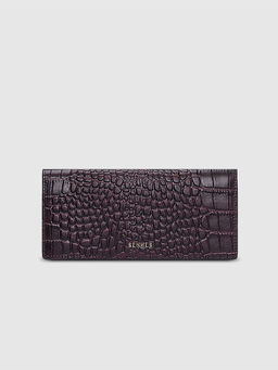 SENNES - Burgundy Textured Wallet