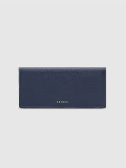SENNES - Navy Blue Textured Wallet