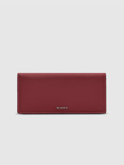 SENNES - Red Textured Wallet