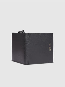 SENNES - Black Textured Wallet