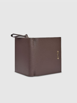 SENNES - Brown Textured Wallet