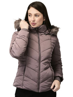 WOODS - Women Mauve Puffer Jacket