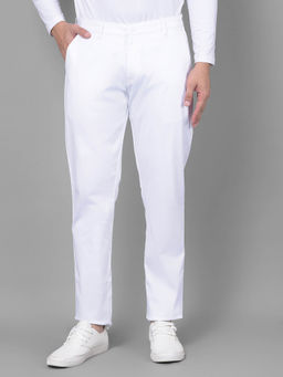 CRIMSOUNE CLUB - Mens White Trousers