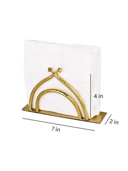 SAGE KONCPT - Hammered Tissue Stand -Gold