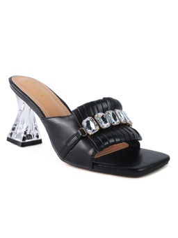 London Rag - Embellished Black Heels