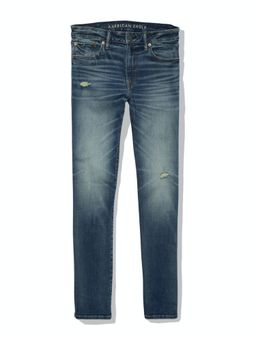 American Eagle - Men Blue Airflex+ Slim Straight Jeans