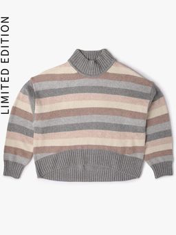 GAP - Multi-Color Stripes Relaxed Fit Sweater