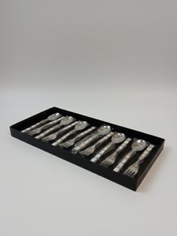 The Home Co - Cutlery Set - White Mop Lined