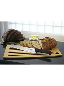 Victorinox - Fibrox Pastry Knife Wavy Edge Black