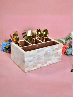 The Home Co - Caddy -Partition Mother Of Pearl-Multi-Color
