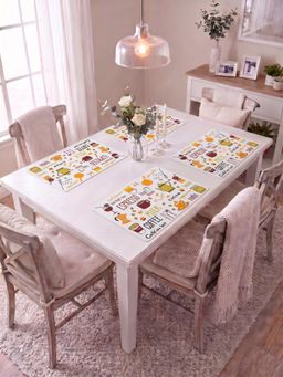 YELONA - Assorted Woven Pvc Dining Table Placemat (Pack of 4)