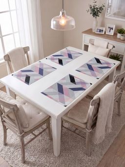 YELONA - Multi-Color Woven Pvc Dining Table Placemat (Pack of 4)