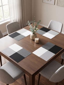 YELONA - Multi-Color Woven Pvc Dining Table Placemat (Pack of 4)