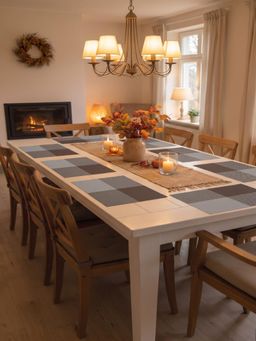 YELONA - Brown Woven Pvc Dining Table Placemat (Pack of 8)