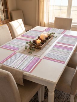YELONA - Multi-Color Woven Pvc Dining Table Placemat (Pack of 6)