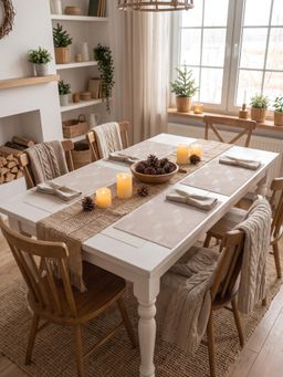 YELONA - Beige Woven Pvc Dining Table Placemat (Pack of 4)