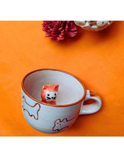 TheYUGO - Meow 3D Mug-Brown