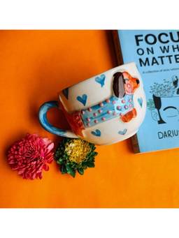 TheYUGO - Paws & Heart Mug-Blue
