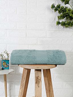 MULBERRY LIVING - Terry Luxe 550 Gsm - 100% Cotton Terry Bath Towel - Aqua