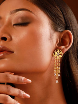 Voylla - Shahi Dwar Baisa Stone Dangler Earrings