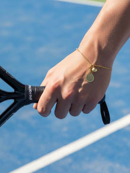 House of Pehr - Gold Plated Padel Design Bracelet