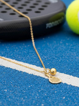 House of Pehr - Gold Padel Pendant Design Necklace