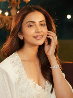 Accessher - Silver Plated White Crystal Adjustable Bracelet