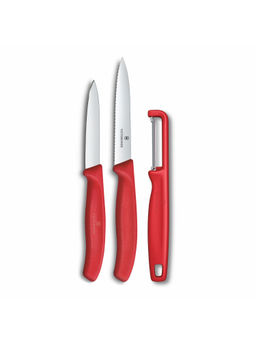 Victorinox - Swiss Classic Red Cutlery Sets Knives & Peeler