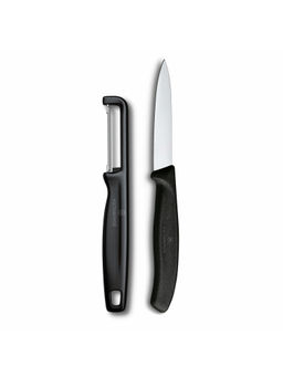 Victorinox - Swiss Classic Black Cutlery Sets Knife & Peeler