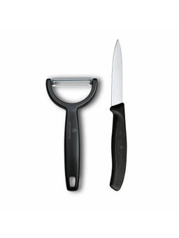 Victorinox - Swiss Classic Black Cutlery Sets Knife & Peeler