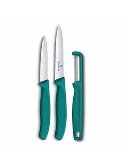 Victorinox - Swiss Classic Green Cutlery Sets Knives & Peeler