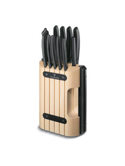 Victorinox - Swiss Classic Brown Cutlery Sets Knives, Peeler & Sharpner